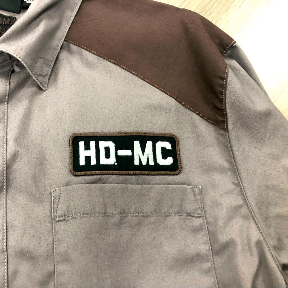 Men’s Harley Davidson HD-MC Colorblocked -Blackened Pearl Shirt